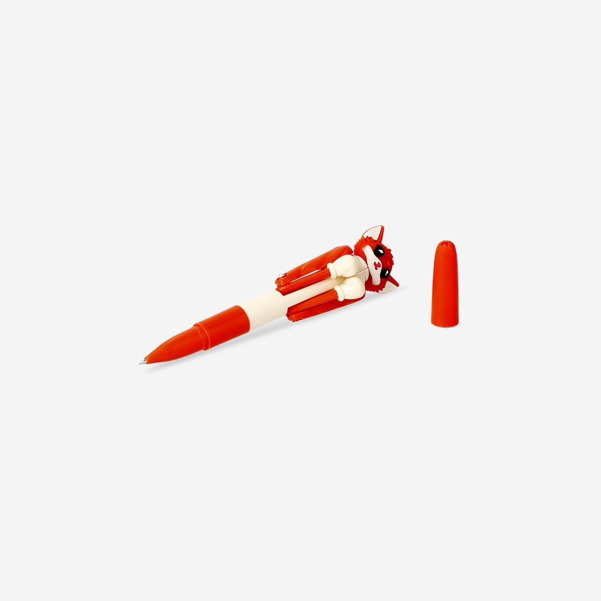 Orange Fox Punching Pen
