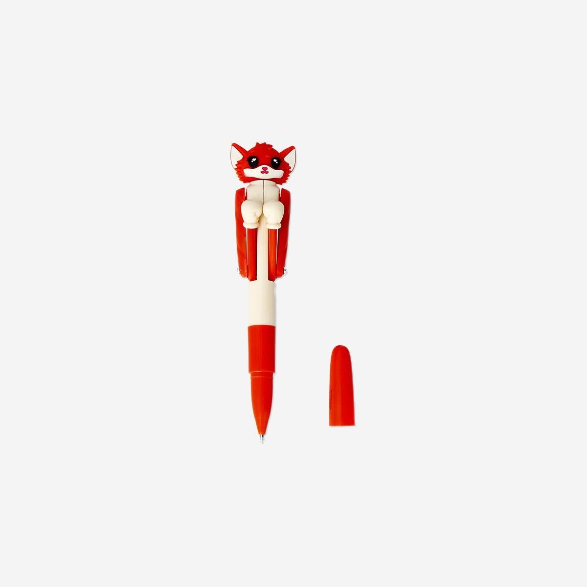 Orange Fox Punching Pen