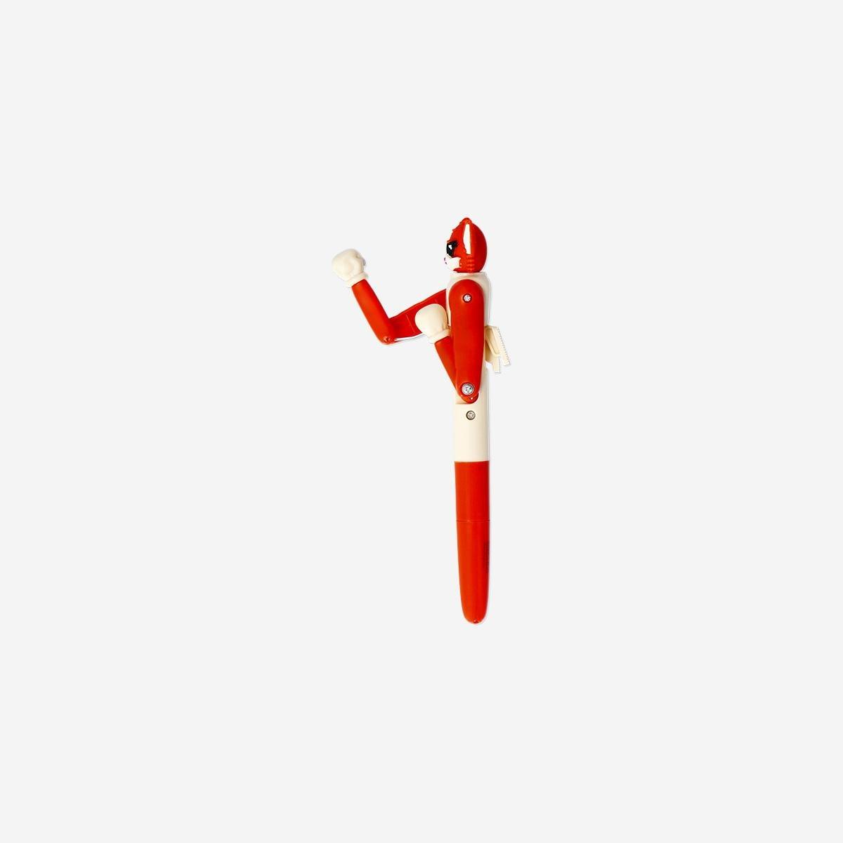 Orange Fox Punching Pen