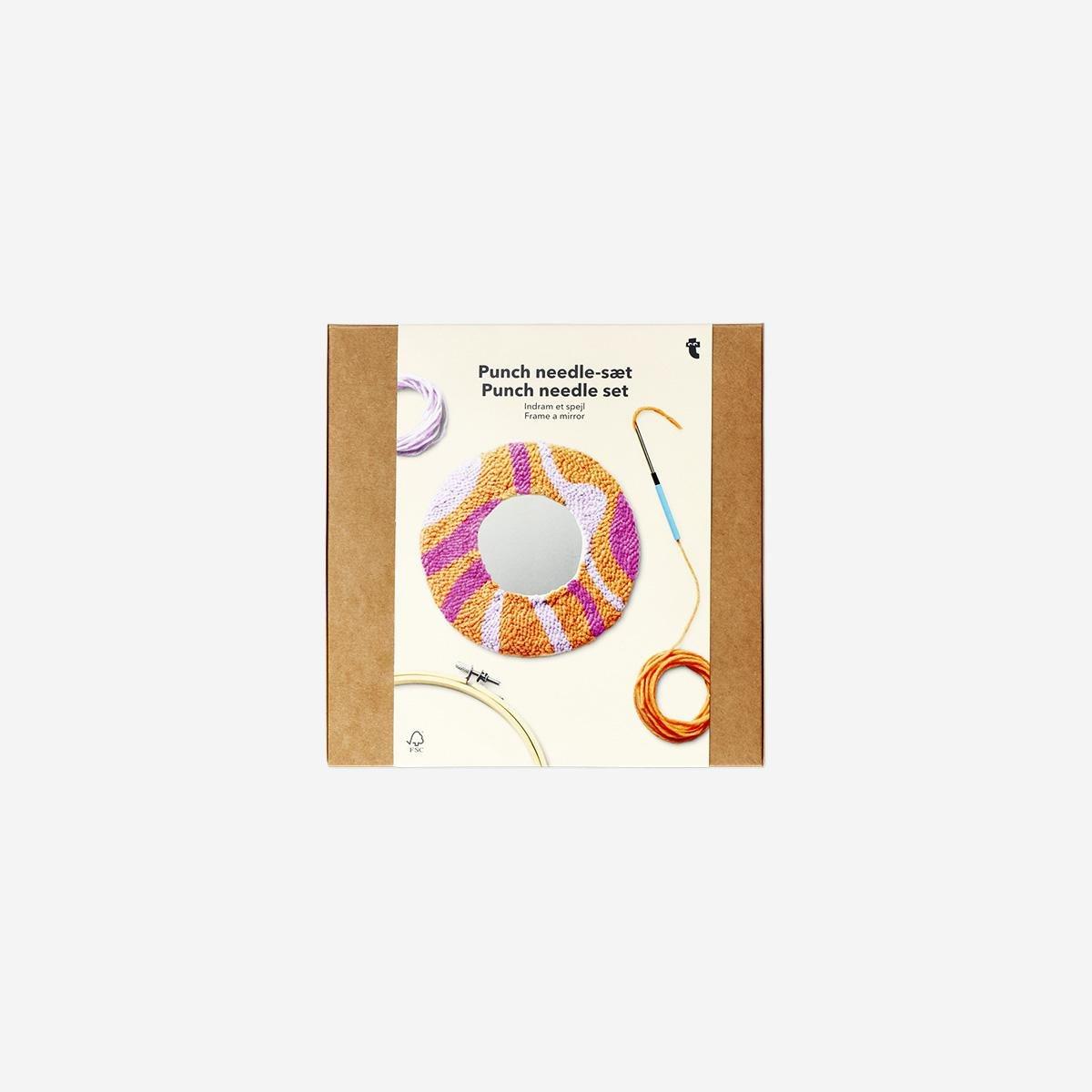 Multicolour Mirror Needle Punch Set