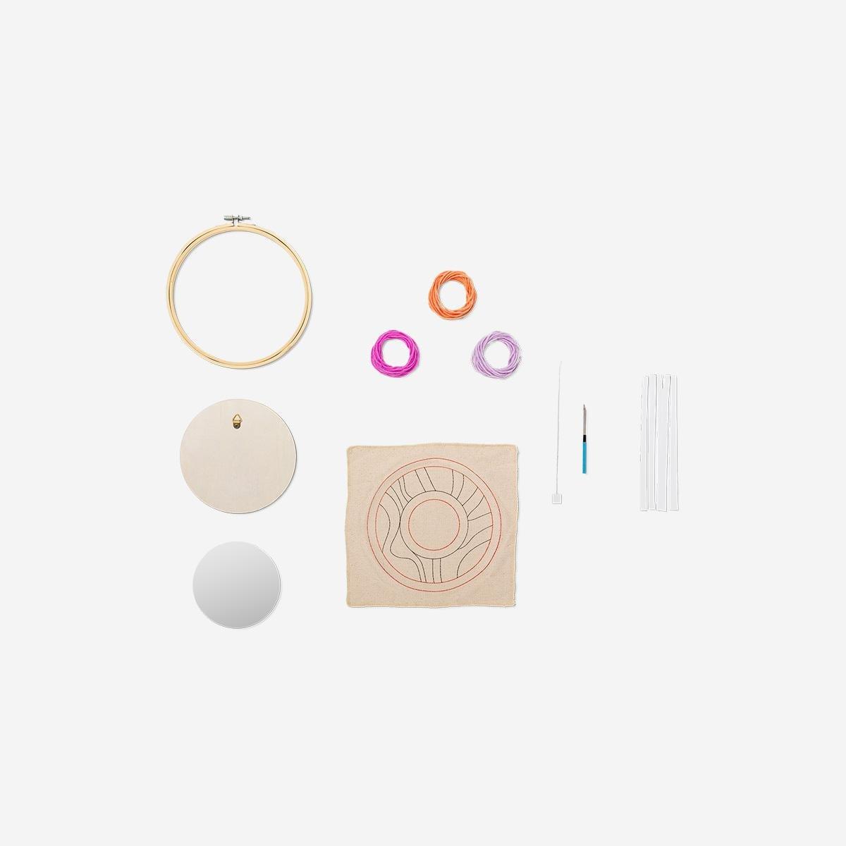 Multicolour Mirror Needle Punch Set