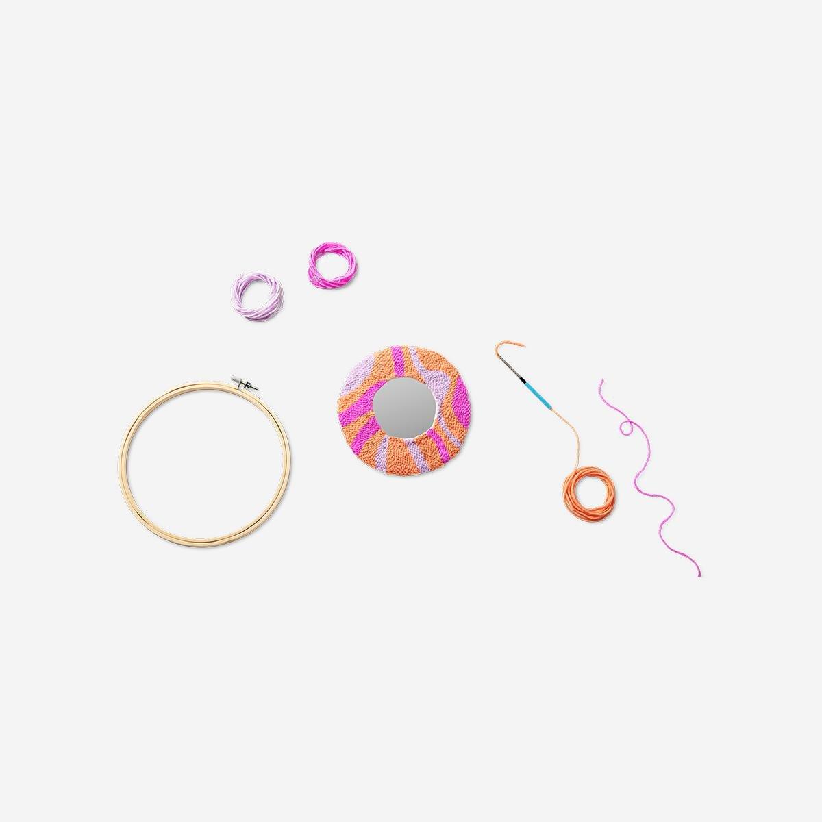 Multicolour Mirror Needle Punch Set