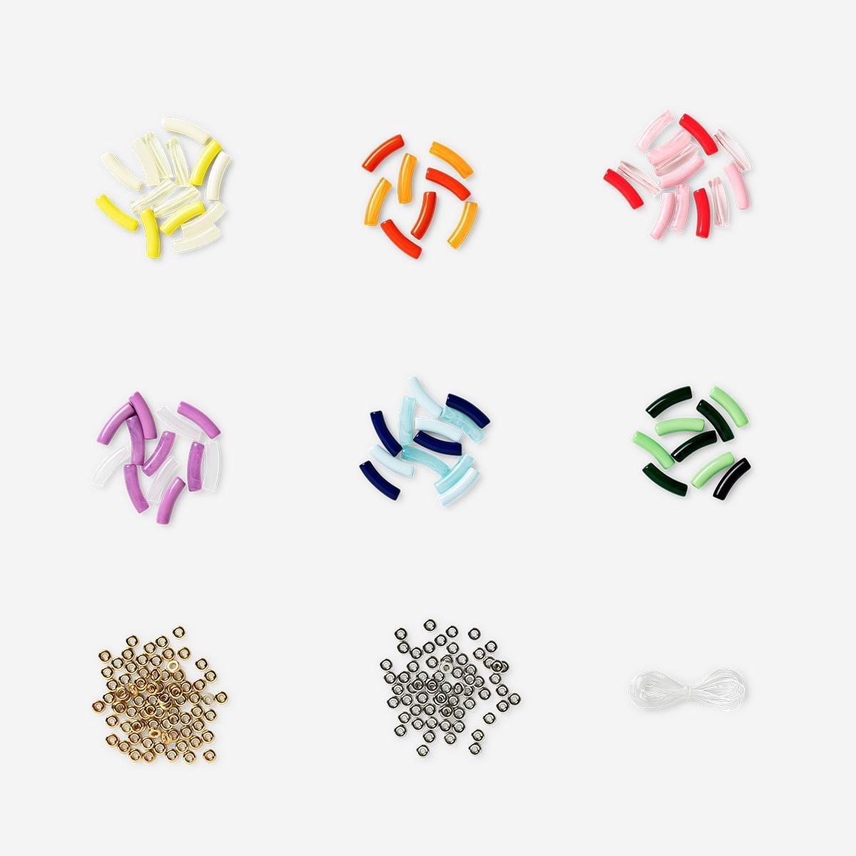 Multicolour String Bead Set