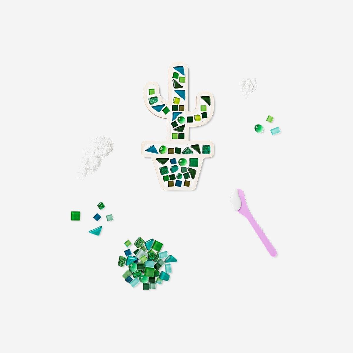 Multicolour Diy Mosaic Cactus