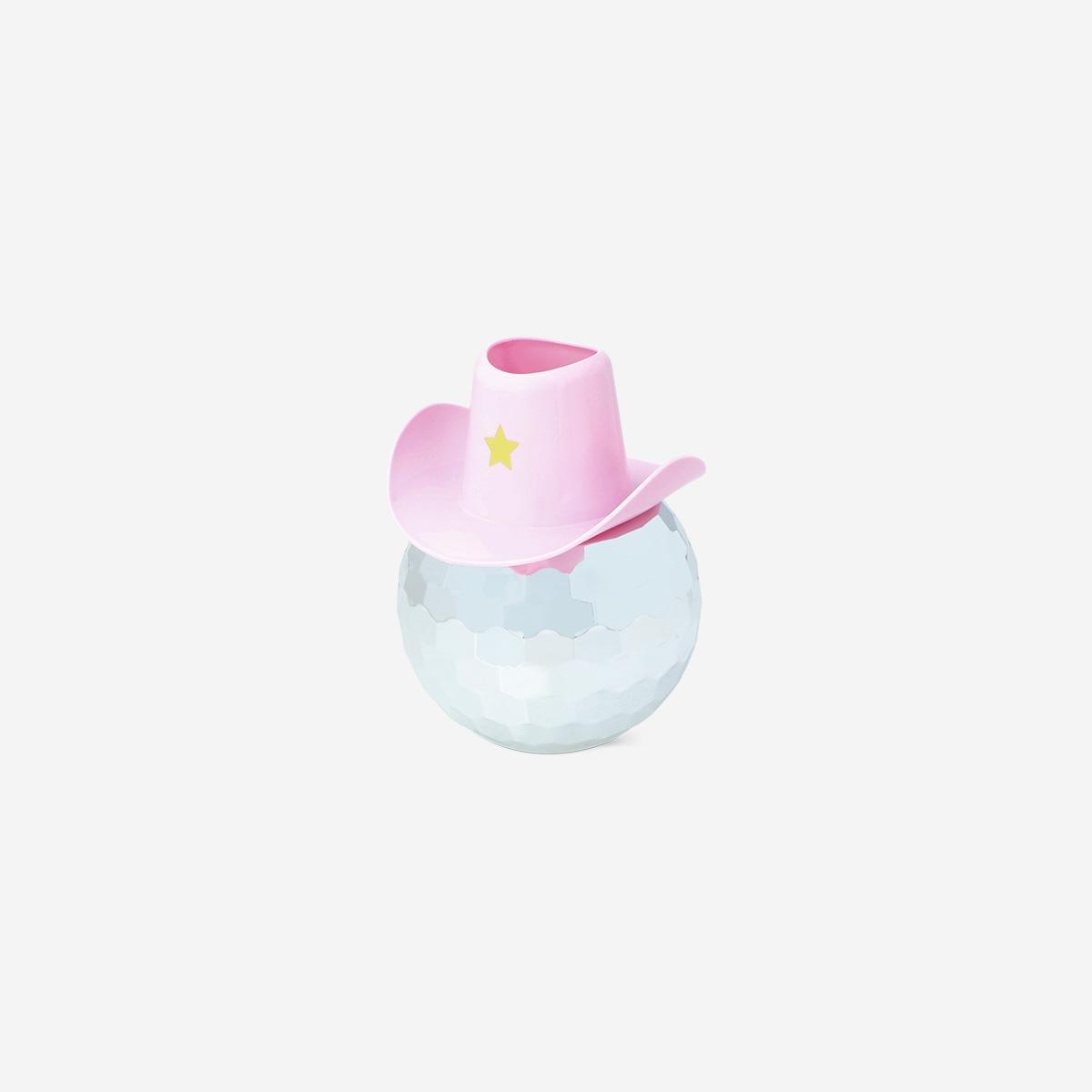 Multicolour Cowboy Hat Vase - 11 Cm
