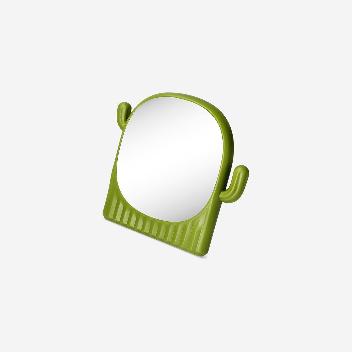 Green Cactus Mirror
