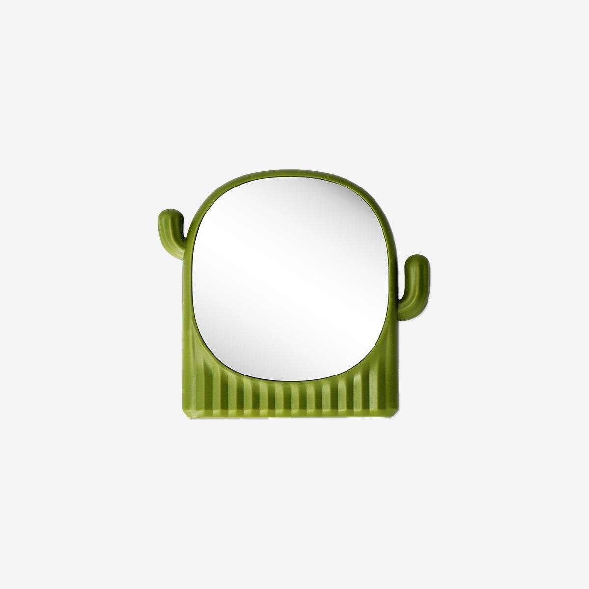 Green Cactus Mirror