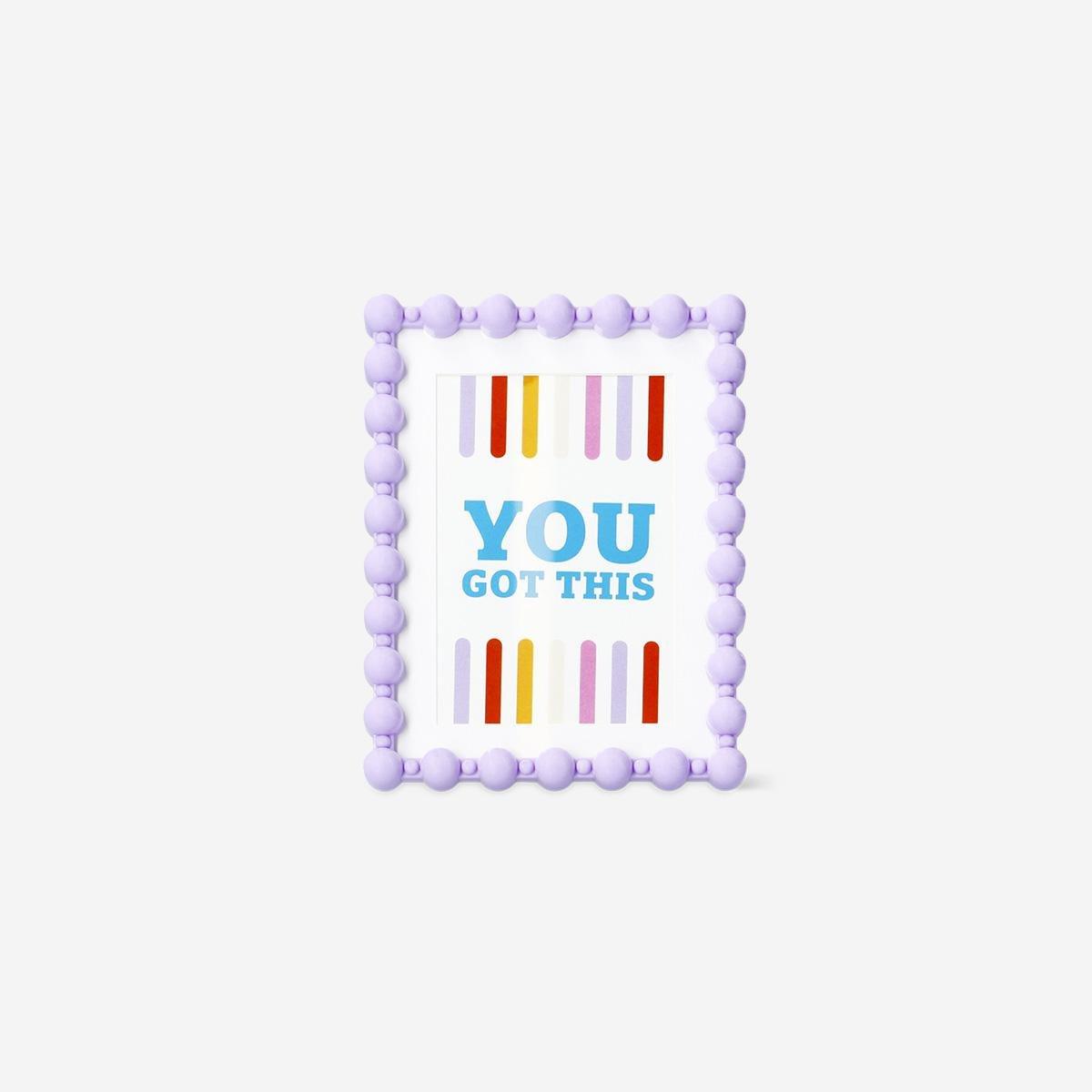 Purple Bubble Picture Frame - 13 X 18 Cm