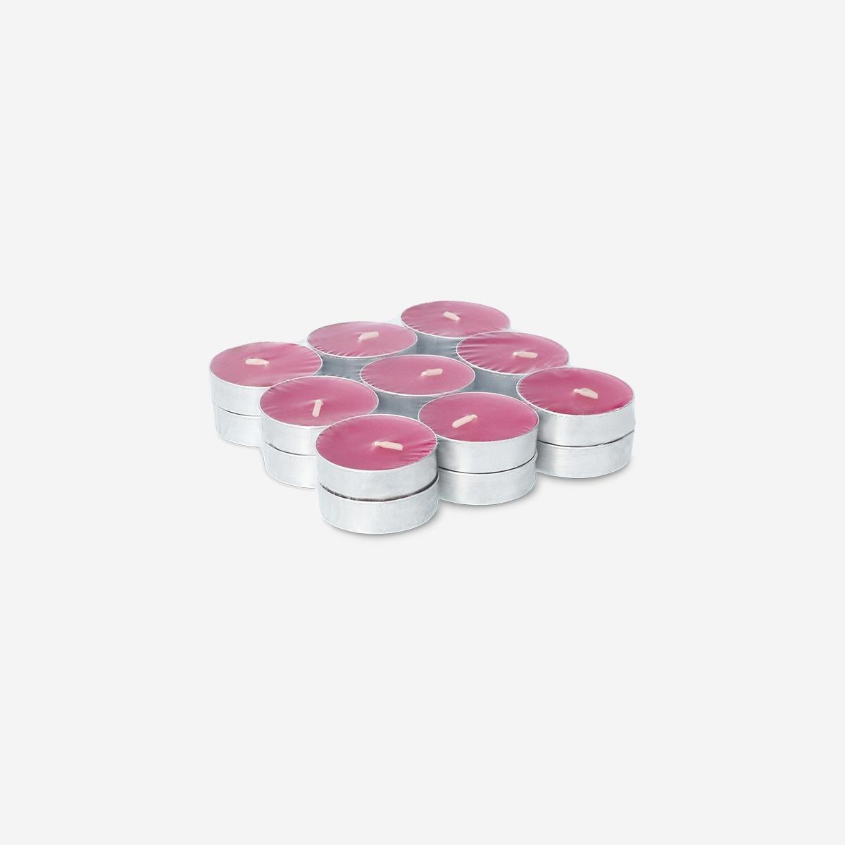 Pink Watermelon Scented Tealights, 18 Pcs