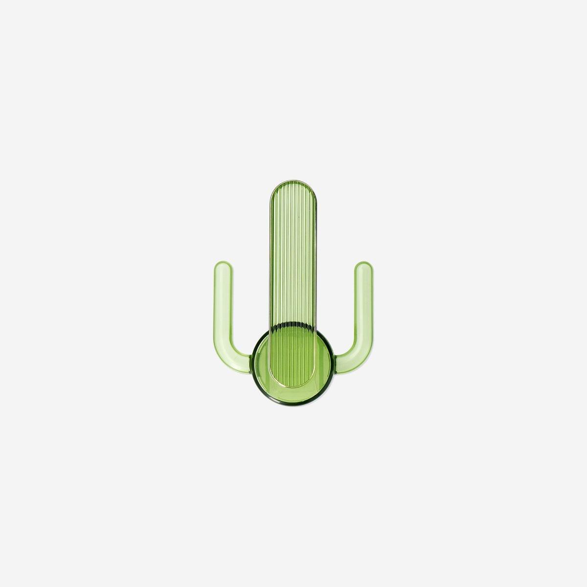 Green Adhesive Cactus Shoe Holder
