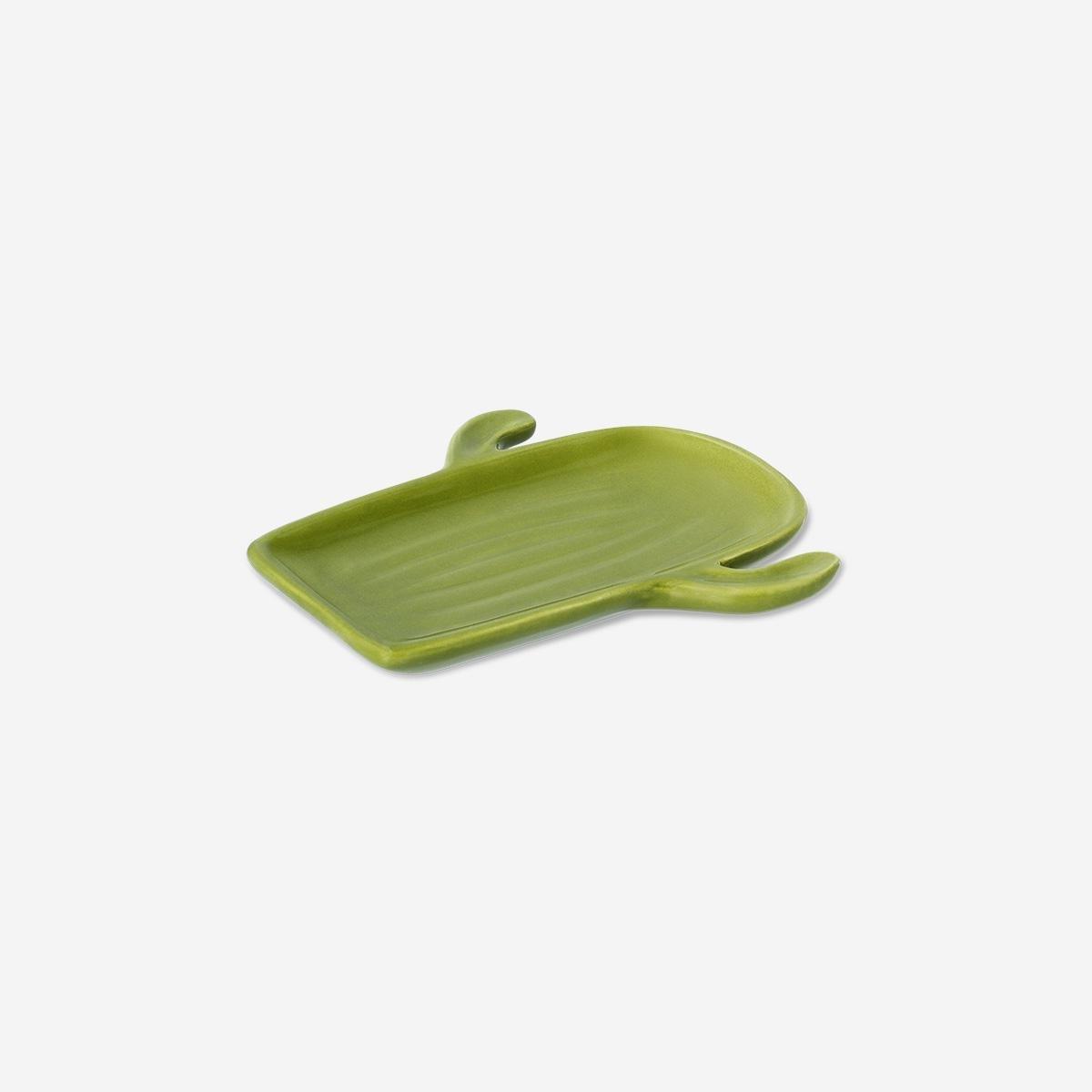 Green Cactus Soap Dish