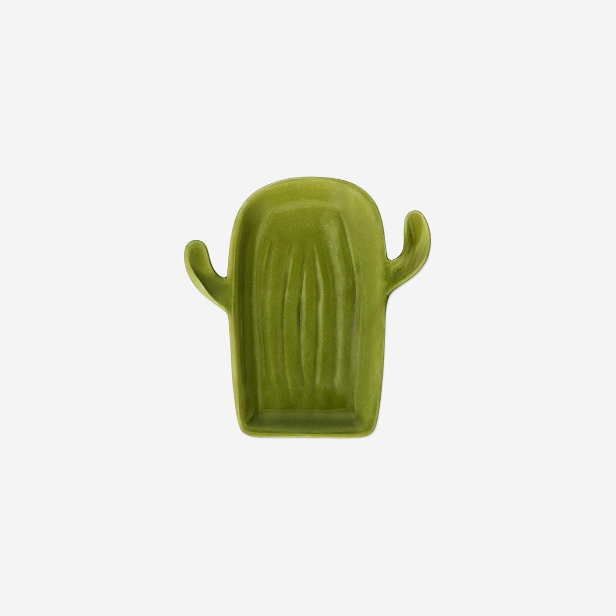 Green Cactus Soap Dish
