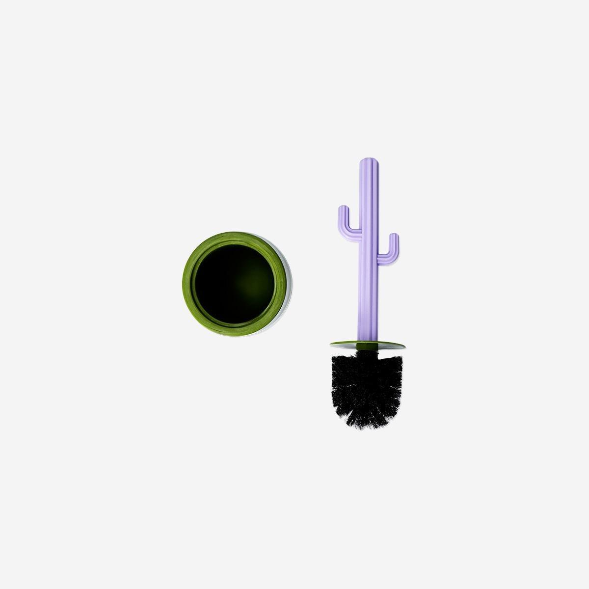 Green Cactus Toilet Brush
