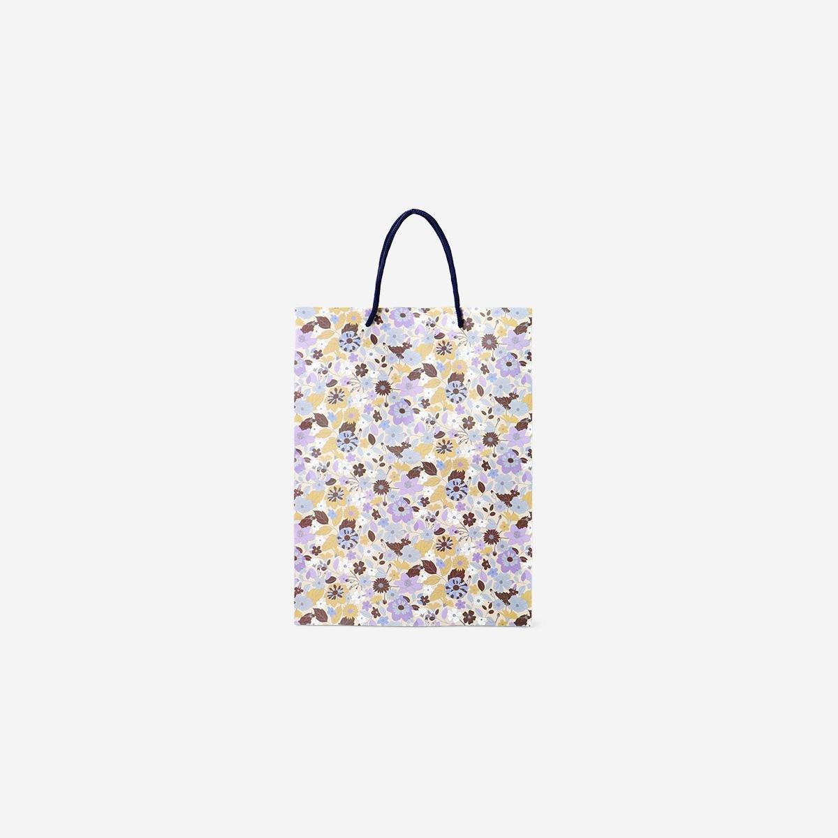 Multicolour Floral Gift Bag - 25 X 33 Cm