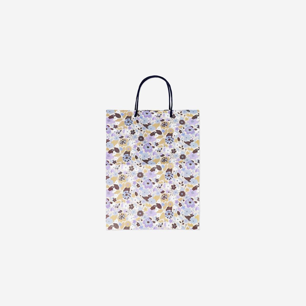 Multicolour Floral Gift Bag - 25 X 33 Cm
