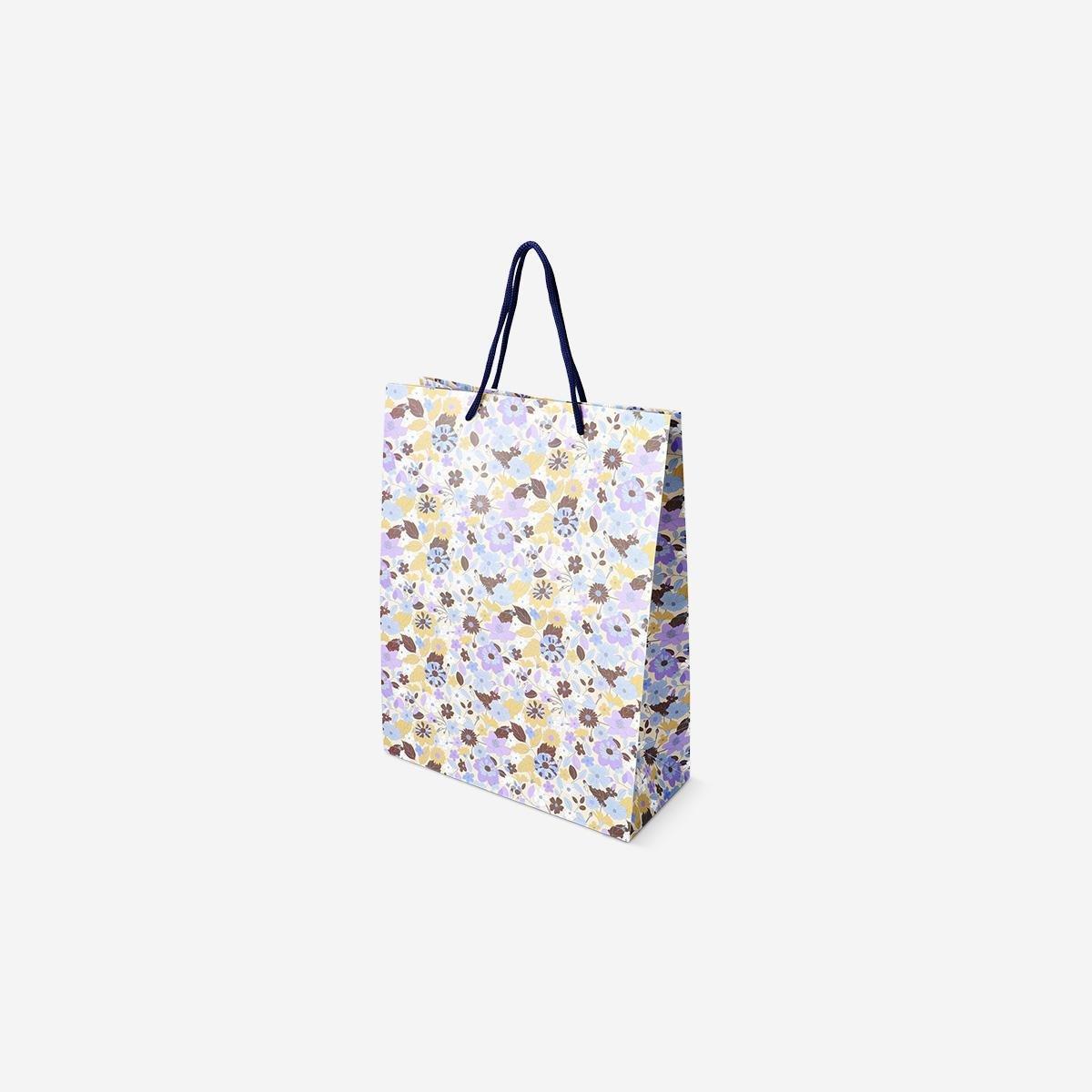 Multicolour Floral Gift Bag - 25 X 33 Cm