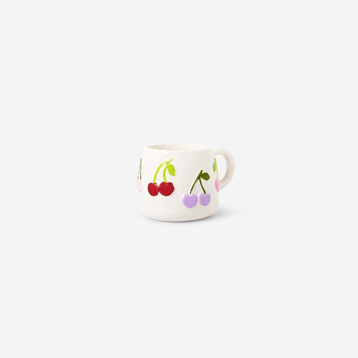 White Cherries Diy Mug - 320 Ml
