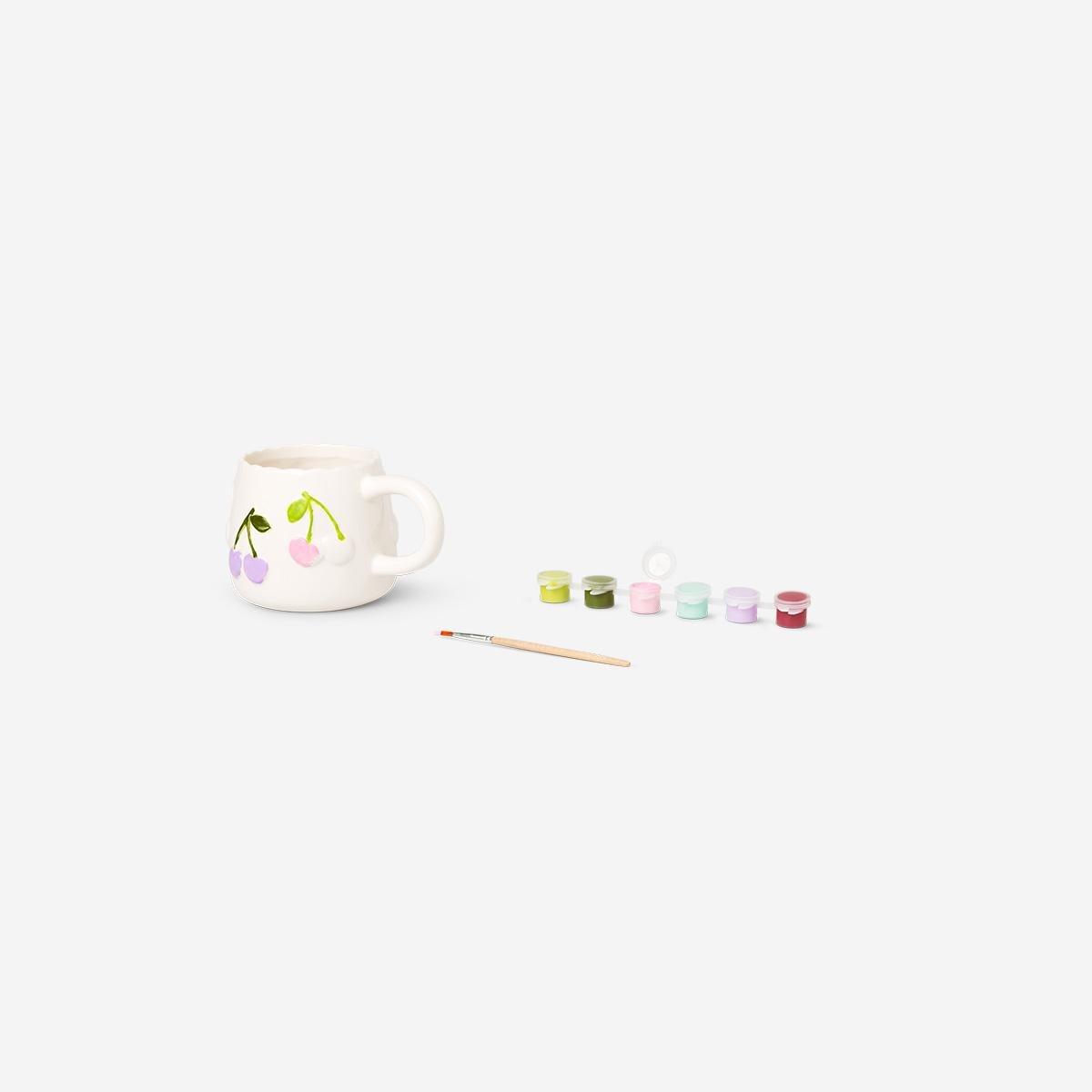 White Cherries Diy Mug - 320 Ml