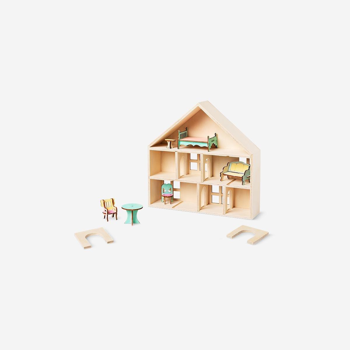 Multicolour Diy Doll House