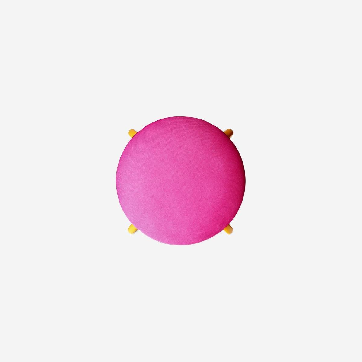 Multicolour Orange And Pink Stool