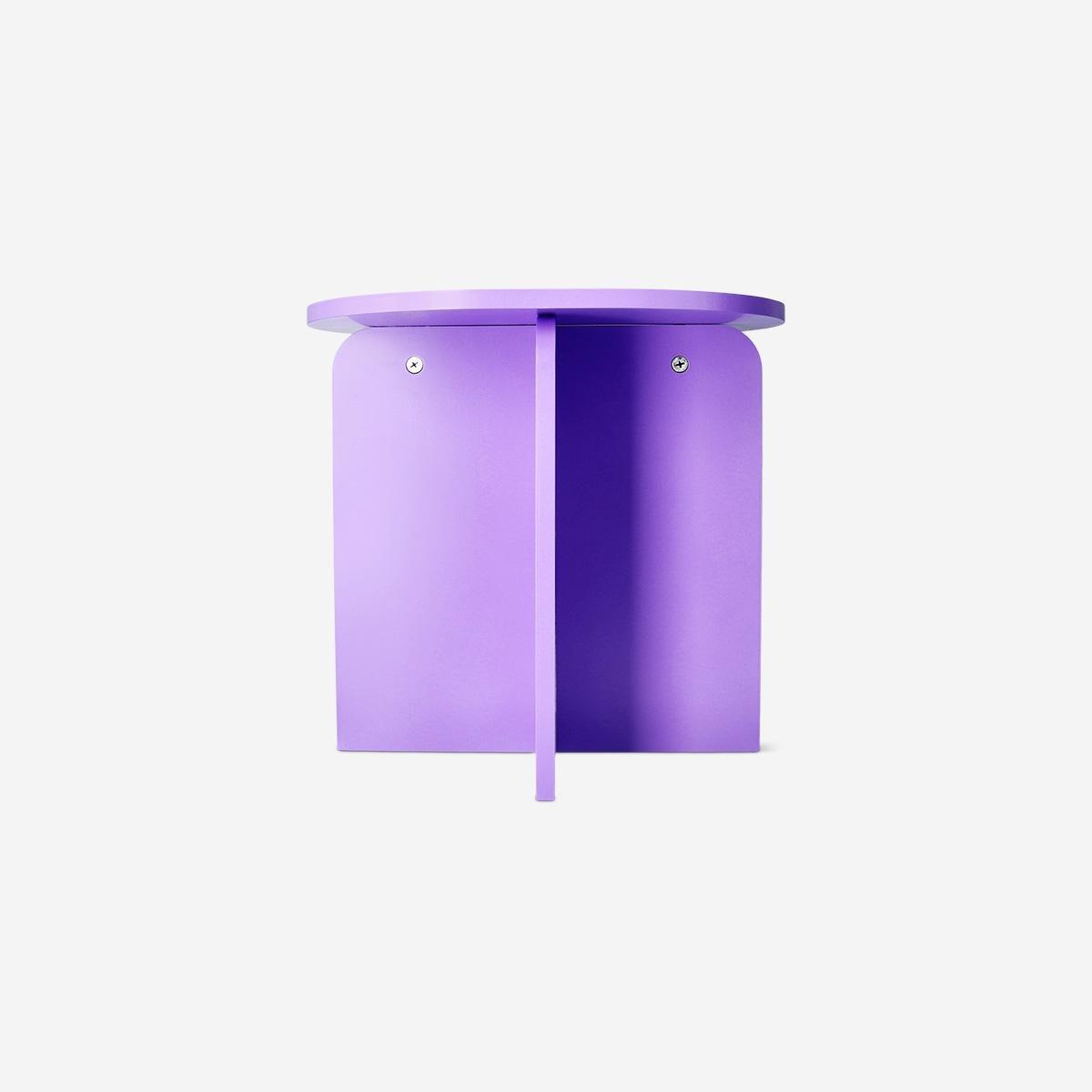 Purple Side Table - 40 Cm
