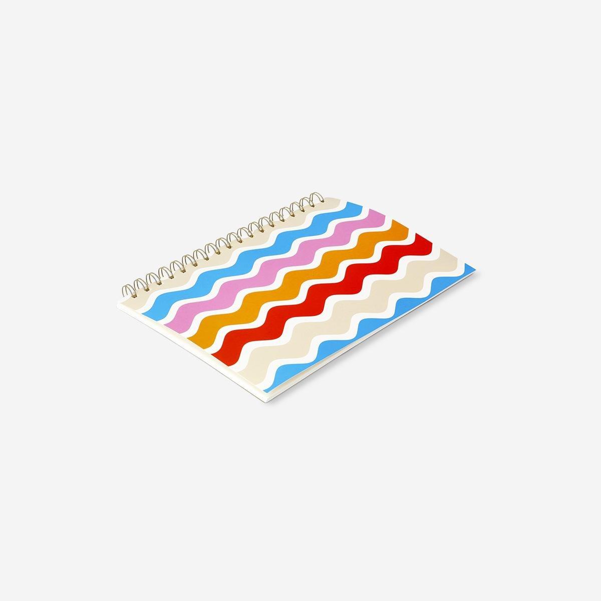 Multicolour B5 Lined Spiral Bound Notebook