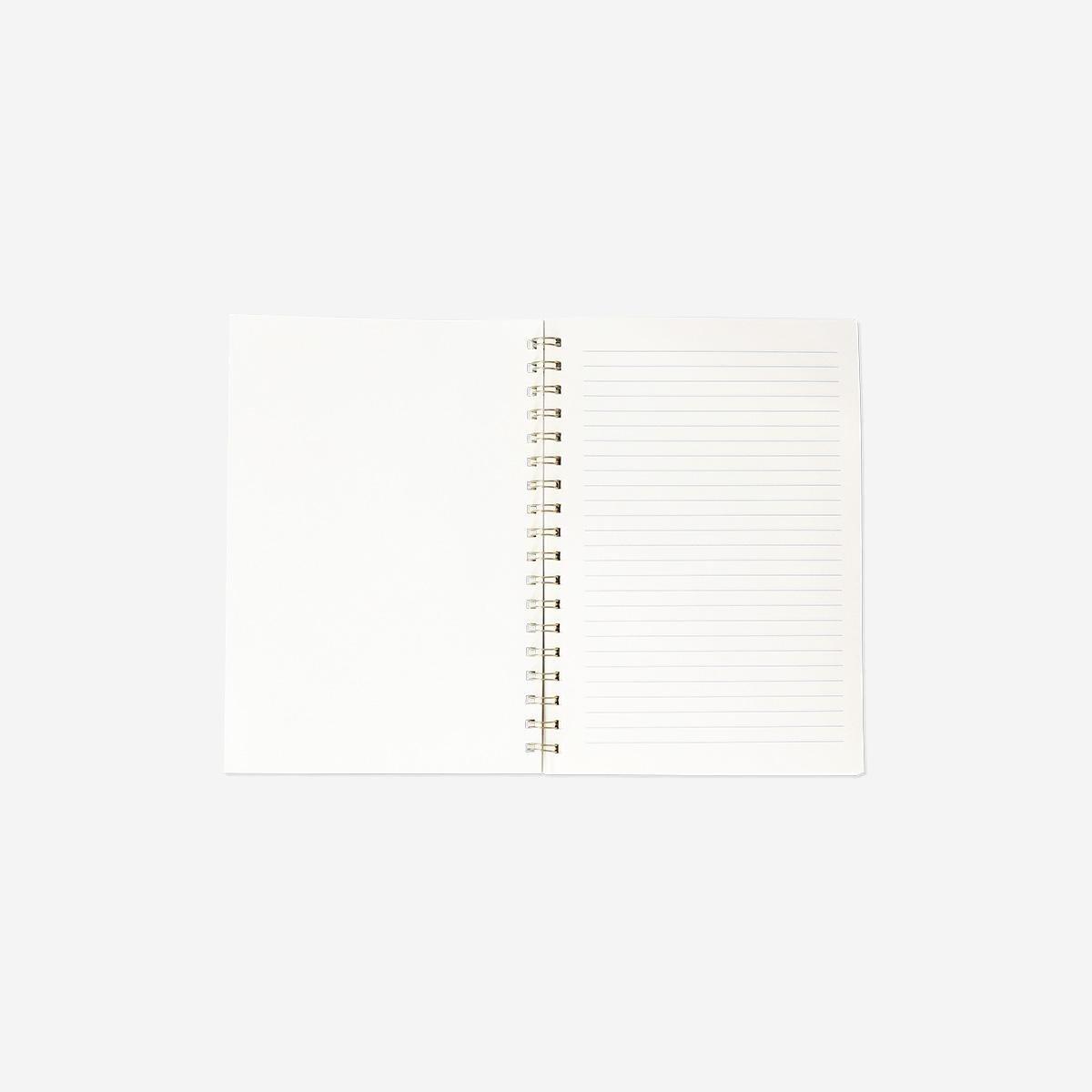 Multicolour B5 Lined Spiral Bound Notebook