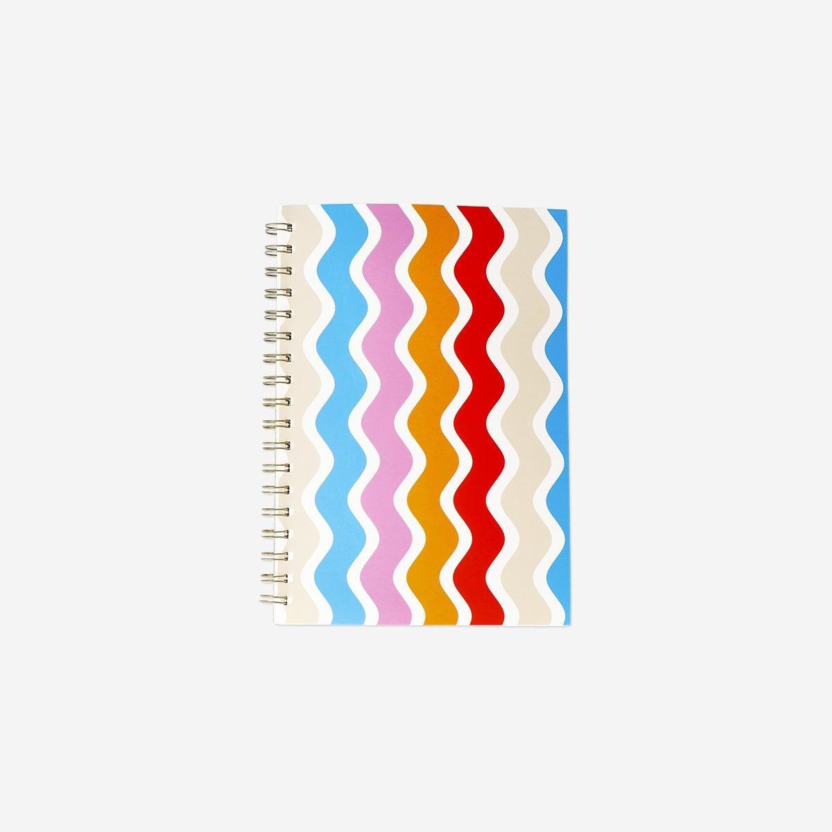 Multicolour B5 Lined Spiral Bound Notebook