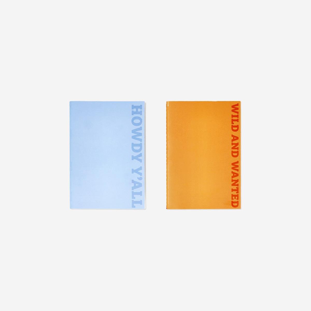 Multicolour A5 Lined Exercise Books - 2 Pcs
