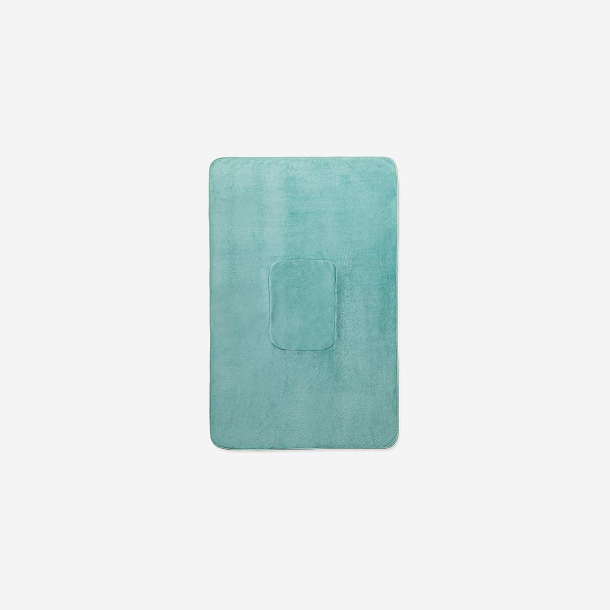 Blue Travel Pillow With Blanket