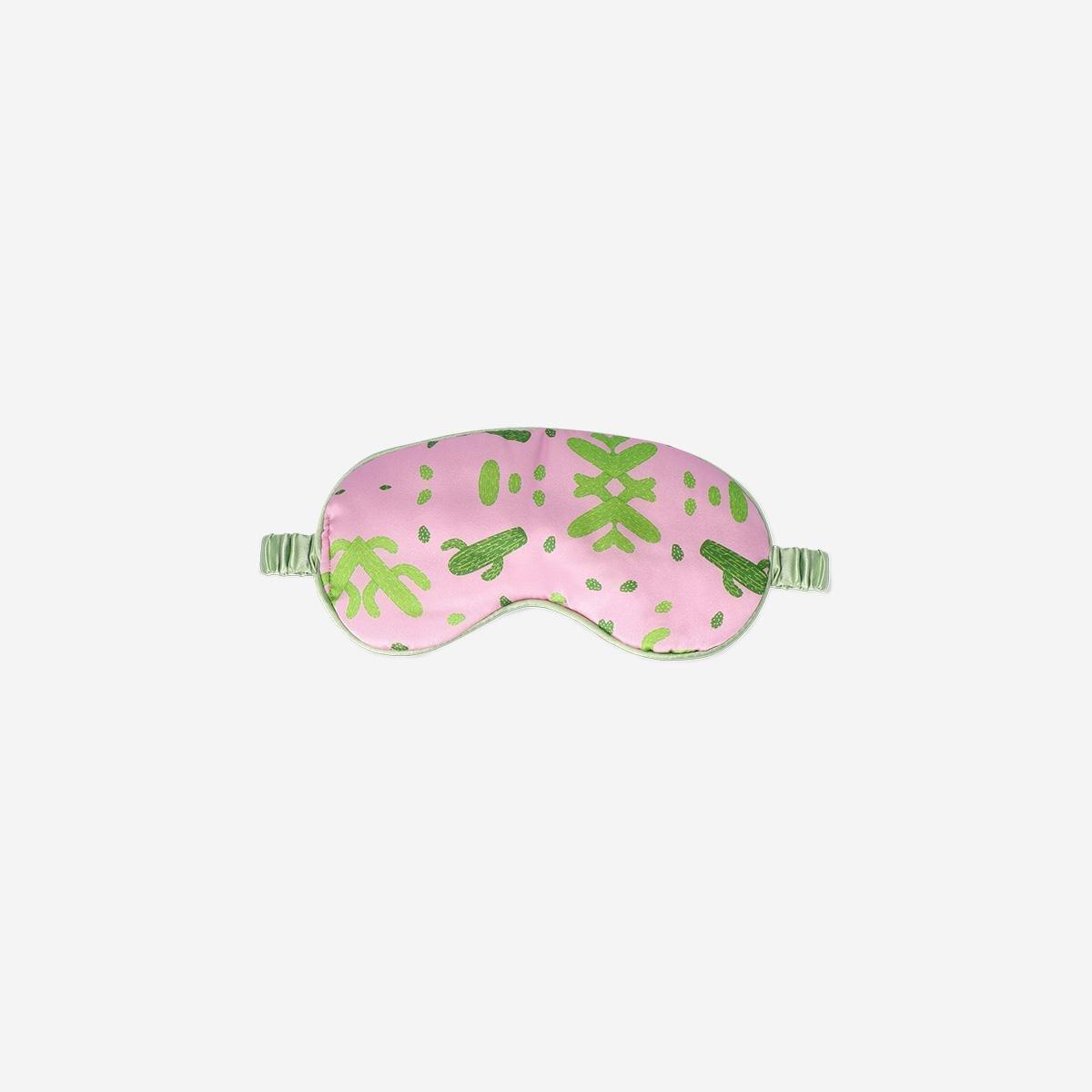 Multicolour Cactus Sleeping Mask For Adults