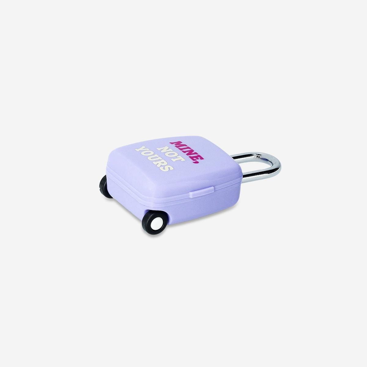 Yellow Suitcase Combination Padlock