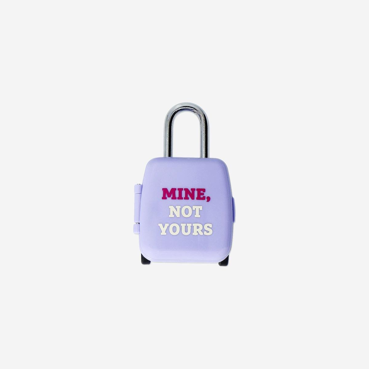 Yellow Suitcase Combination Padlock
