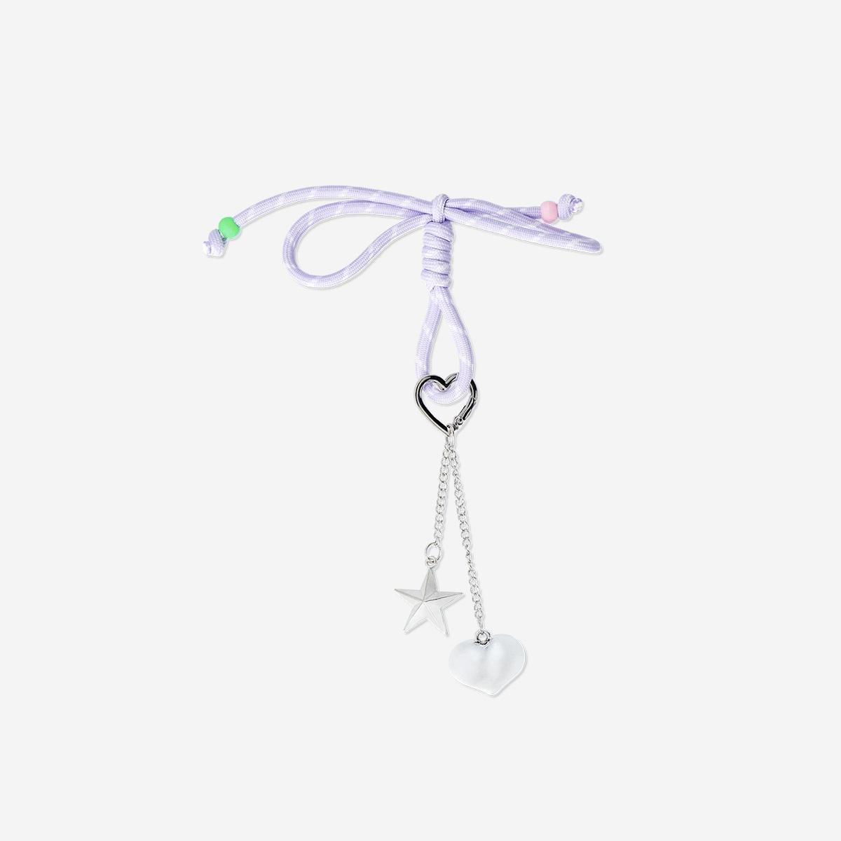 Multicolour Keyring Bow Rope And Charms
