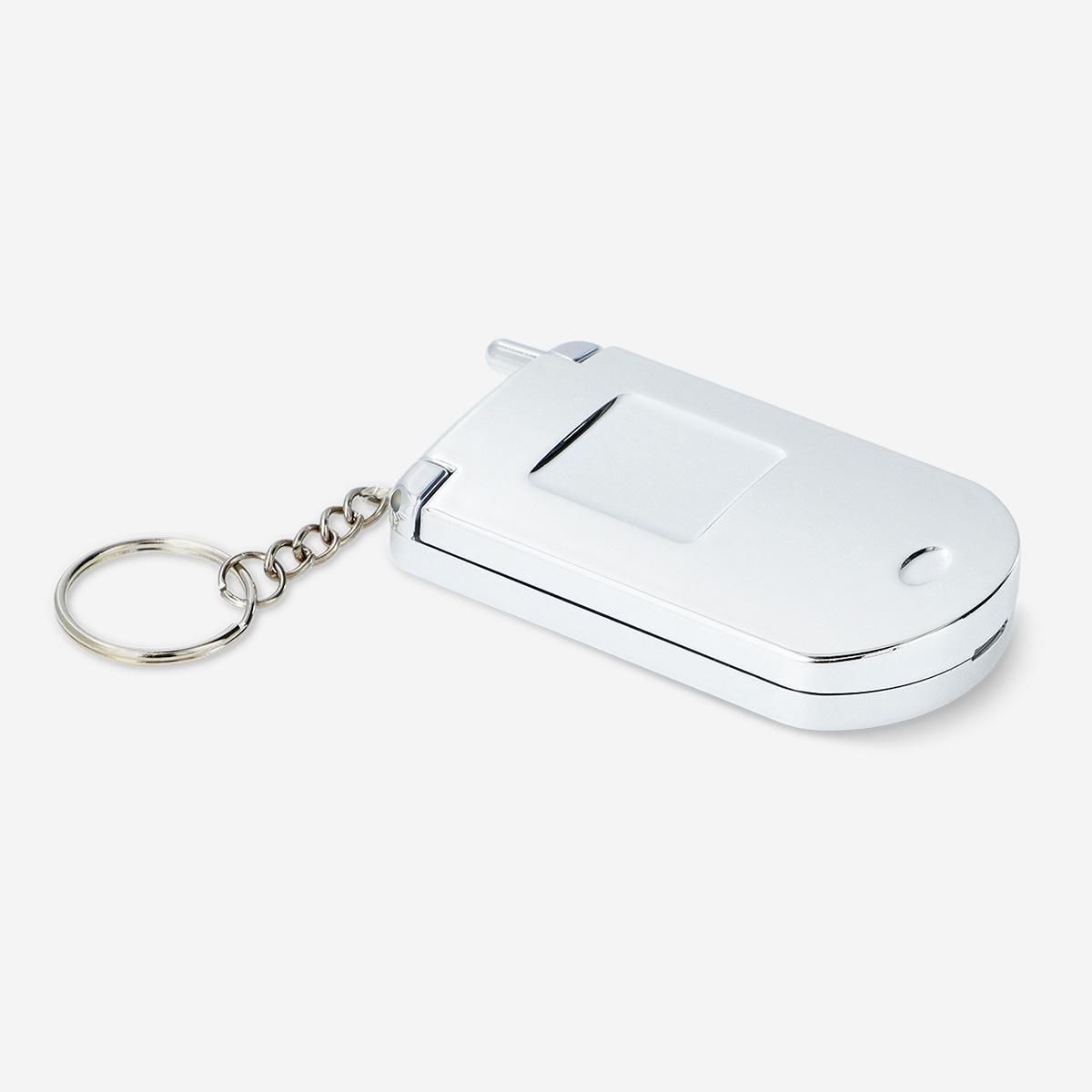 Multicolour Key Ring - Phone With Mirror