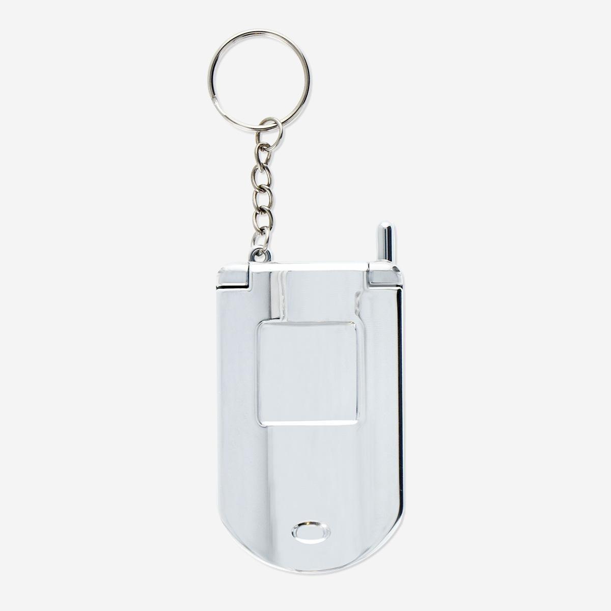 Multicolour Key Ring - Phone With Mirror