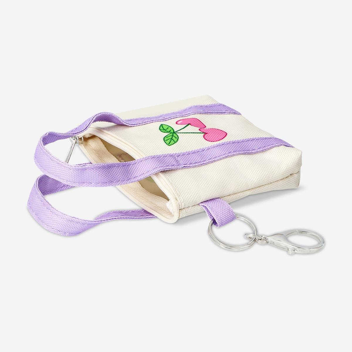 Multicolour Bag Key Ring - Mini Bag