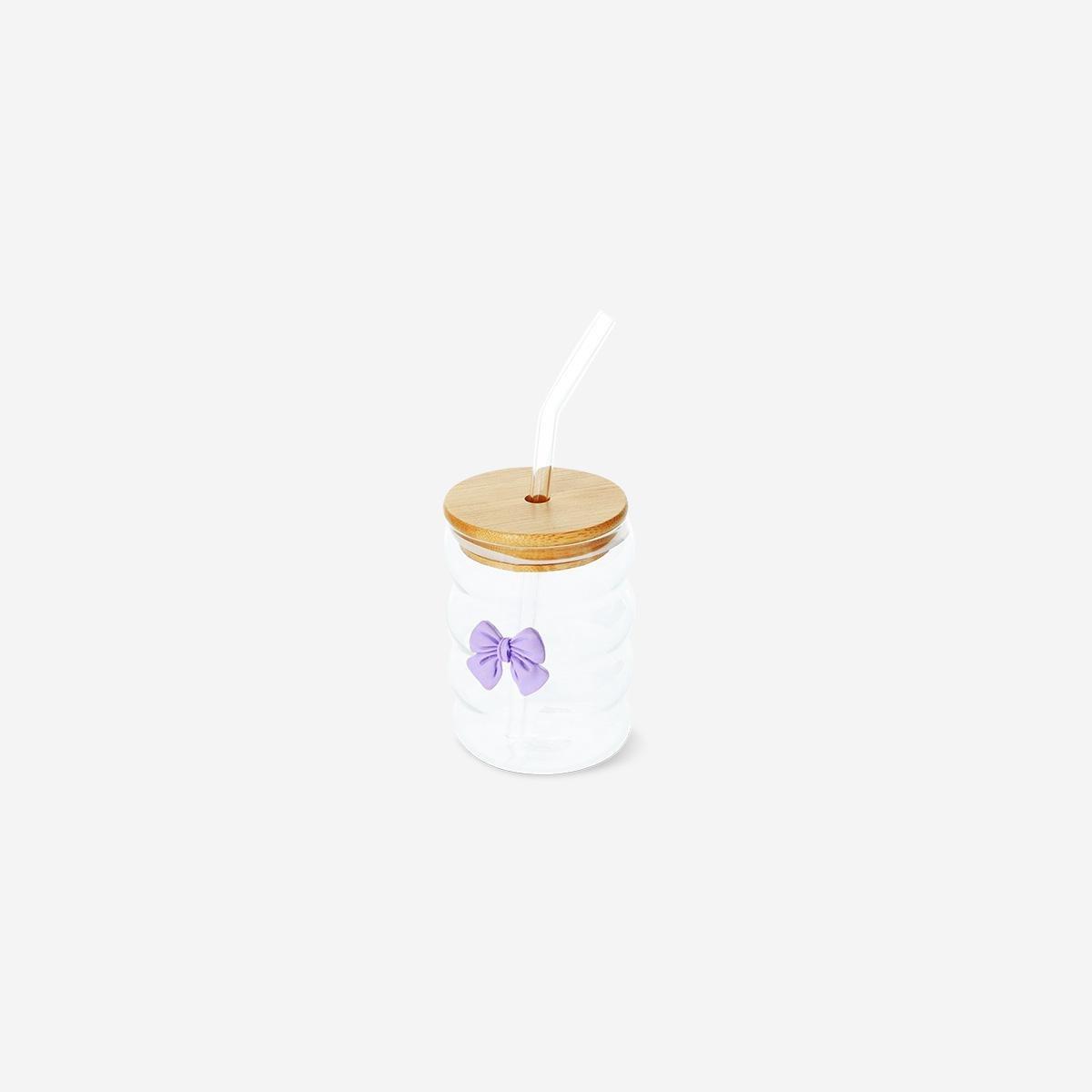 Multicolour Bow Drinking Cup - 350 Ml
