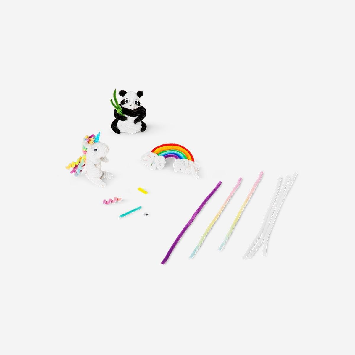Multicolour Diy Pipe Cleaner Animals