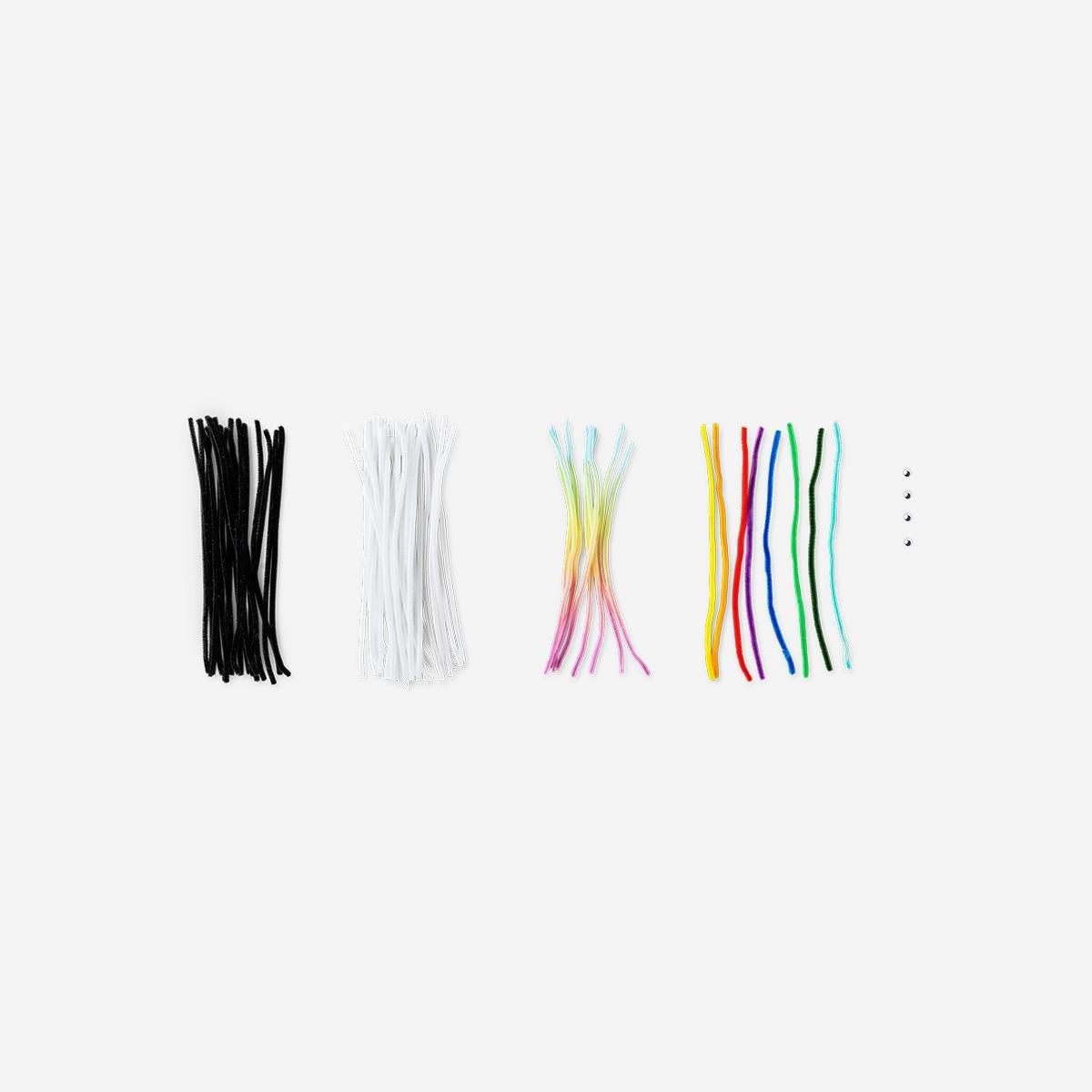 Multicolour Diy Pipe Cleaner Animals