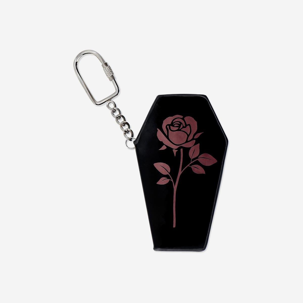 Black Coffin Pocket Mirror