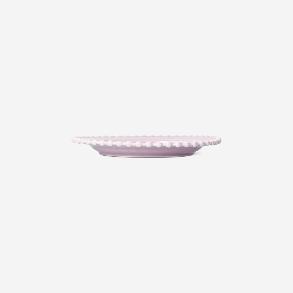 Purple Ceramic Bubble Edge Plate