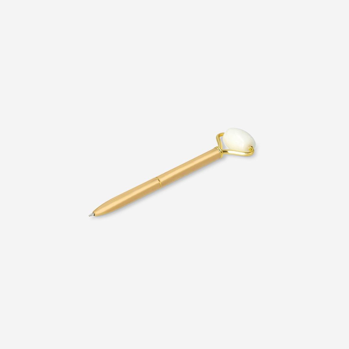 Gold Ballpoint Pen Facial Massager