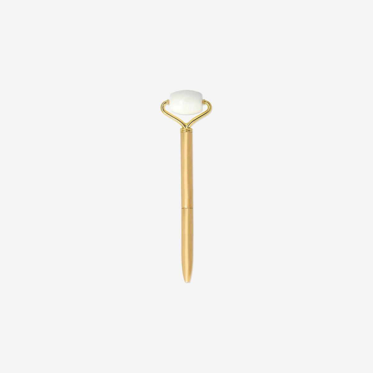 Gold Ballpoint Pen Facial Massager