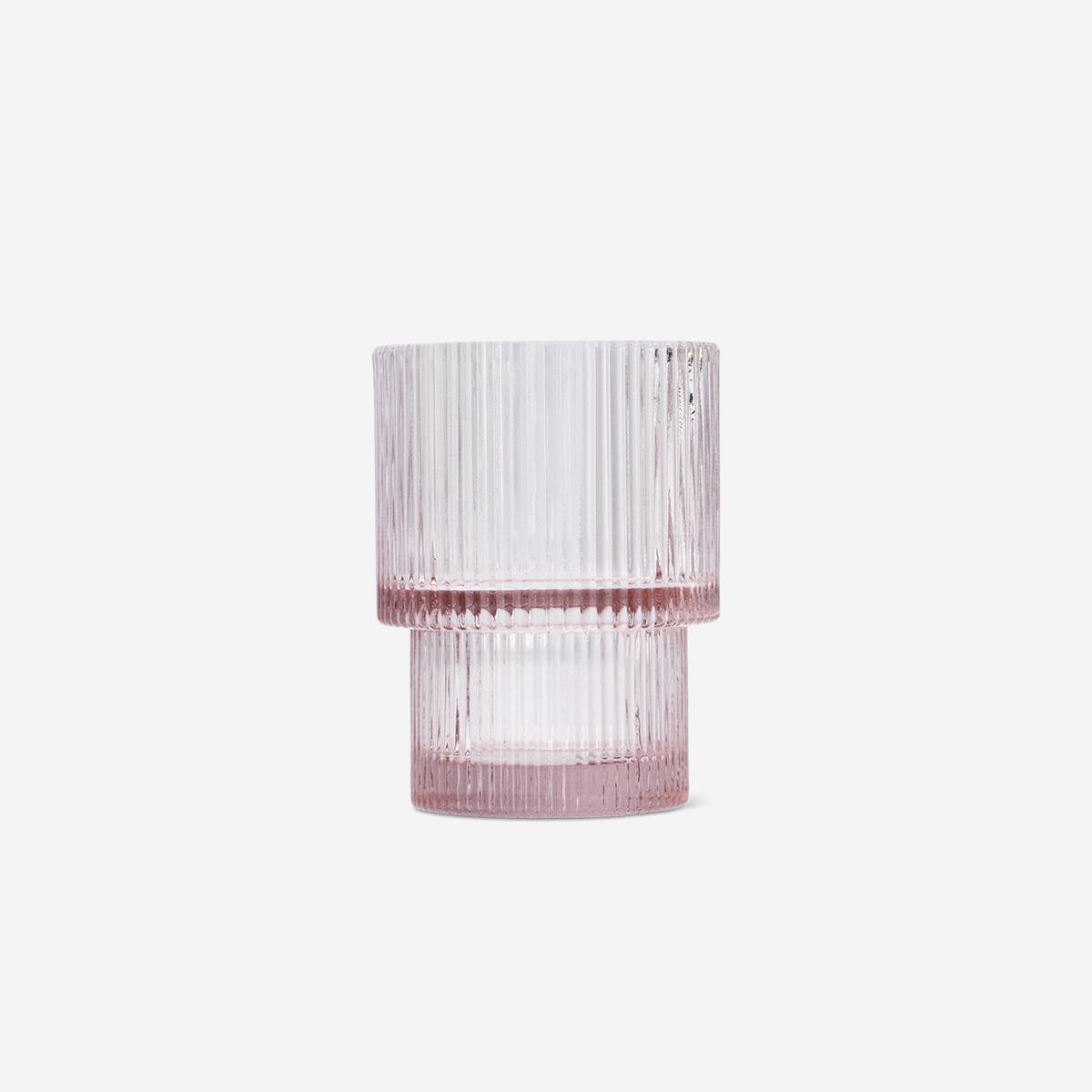 Pink Drinking Glass - 200 Ml