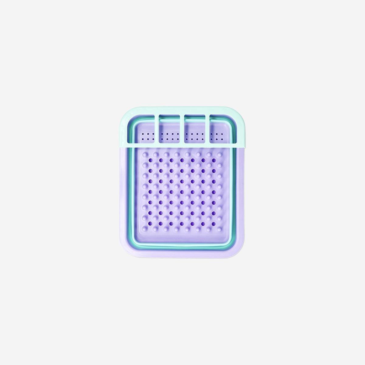 Multicolour Foldable Dish Drainer