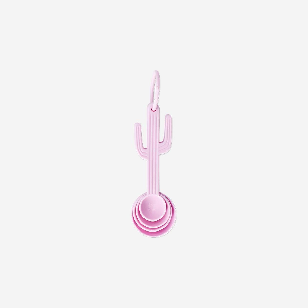 Multicolour Cactus Measuring Spoons, 4 Pcs
