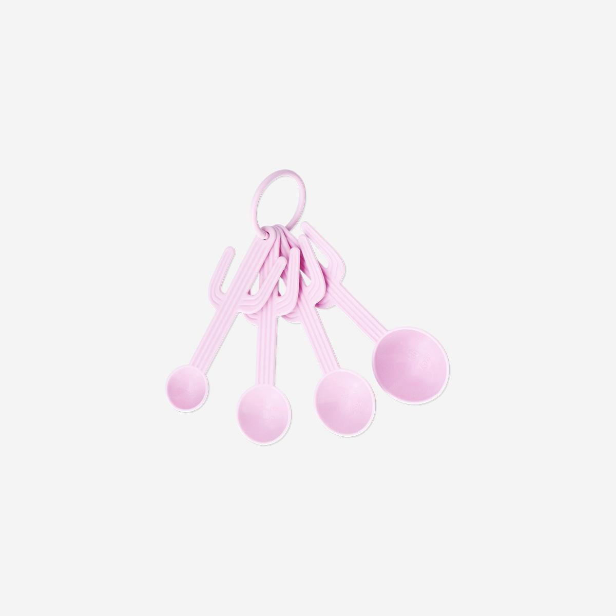 Multicolour Cactus Measuring Spoons, 4 Pcs