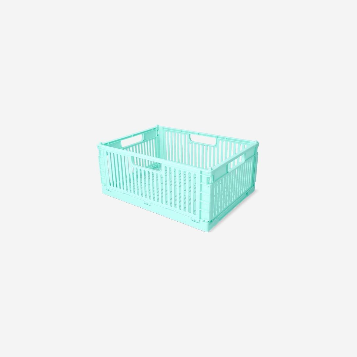 Green Collapsible Storage Box - 30 Cm