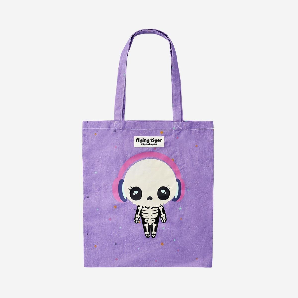 Multicolour Skeleton Tote Bag